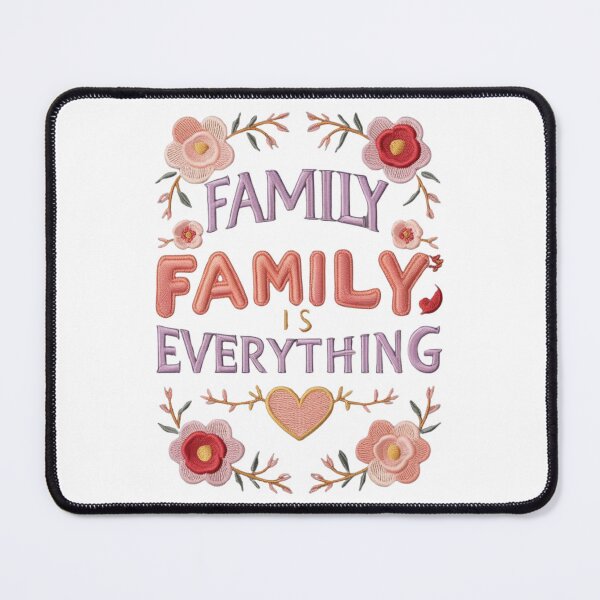 Item preview, Embroidered Family is Everything Floral Design designed and sold by ArtDesignTp.