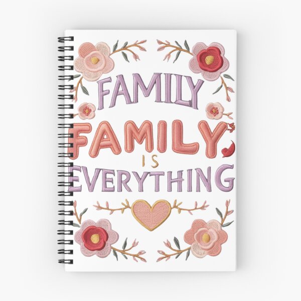 Item preview, Embroidered Family is Everything Floral Design designed and sold by ArtDesignTp.