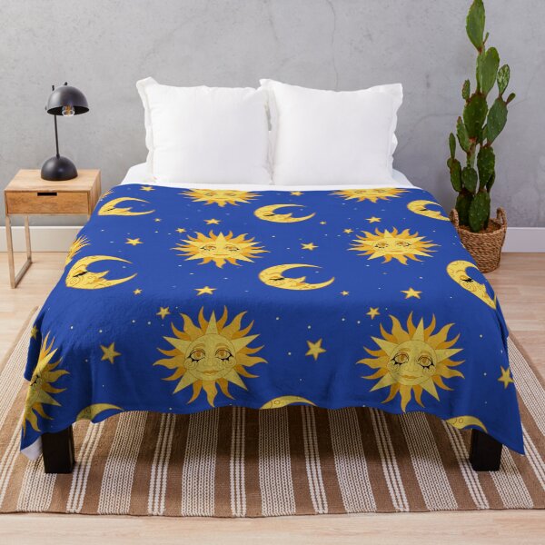 Artikelvorschau, Sonne und Mond Allover-Print entworfen und verkauft von Queen-Rosaleen.