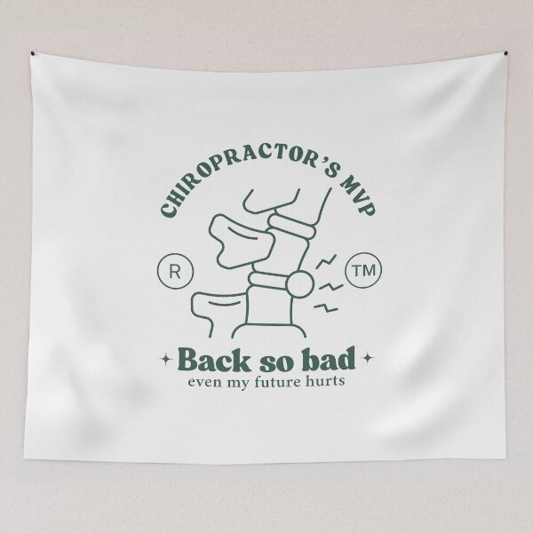 Item preview, Chiropractor's MVP, back so bad, even my future hurts designed and sold by Peerless-Prime.
