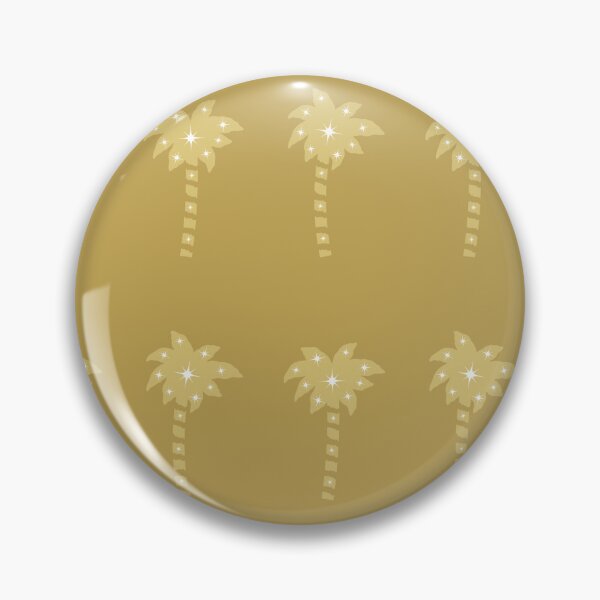 Item preview, Starry Palm Trees Print - Gold 1 designed and sold by Daniel Bevis Design.