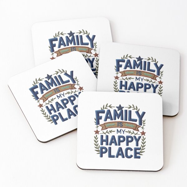 Item preview, Family Is My Happy Place Embroidered Patch Design designed and sold by ArtDesignTp.