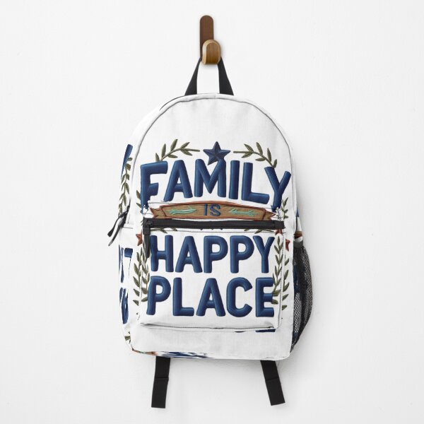 Item preview, Family Is My Happy Place Embroidered Patch Design designed and sold by ArtDesignTp.
