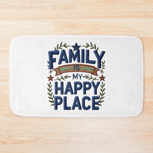 Item preview, Family Is My Happy Place Embroidered Patch Design designed and sold by ArtDesignTp.