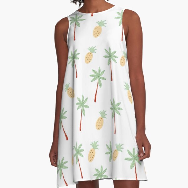 Item preview, Pineapples and Palm Trees  designed and sold by AmbientArtCo.