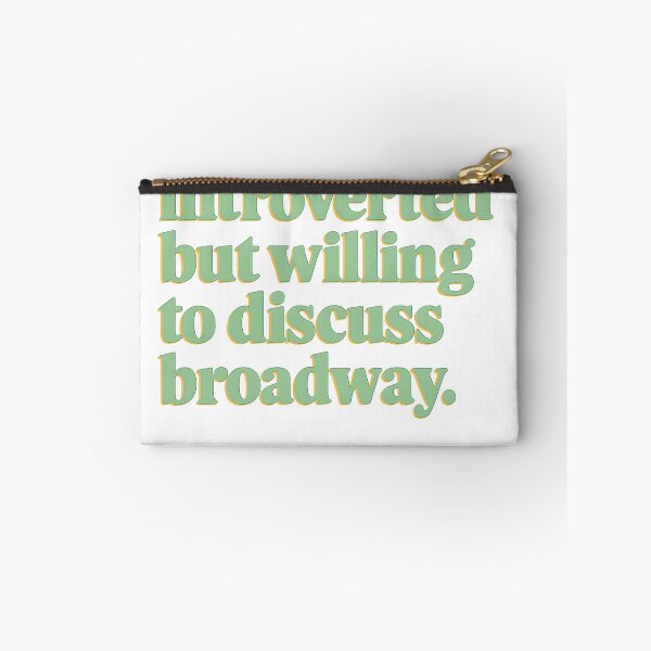 Item preview, introverted but willing to discuss broadway designed and sold by magicbykensy.