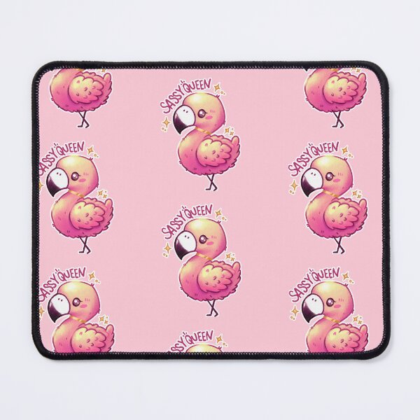 Item preview, Cute Sassy Queen Flamingo - Chibi Kawaii  designed and sold by Ulfeid3.