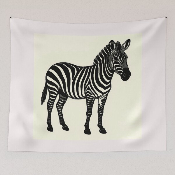 Item preview, Black and white Zebra #3 designed and sold by Helios Be. Lavsh.
