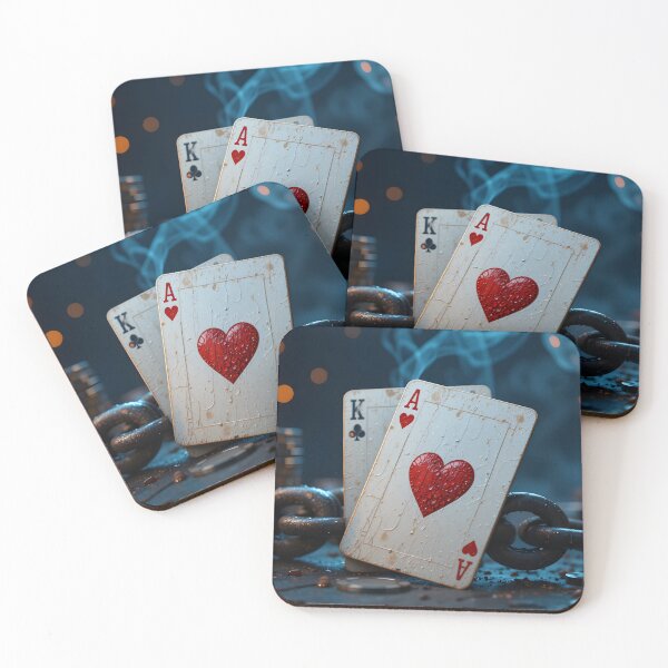 Item preview, High Stakes Heartbeat – Poker Power in the Rain designed and sold by harry mac.