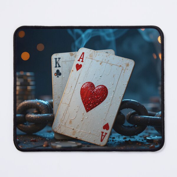 Item preview, High Stakes Heartbeat – Poker Power in the Rain designed and sold by harry mac.
