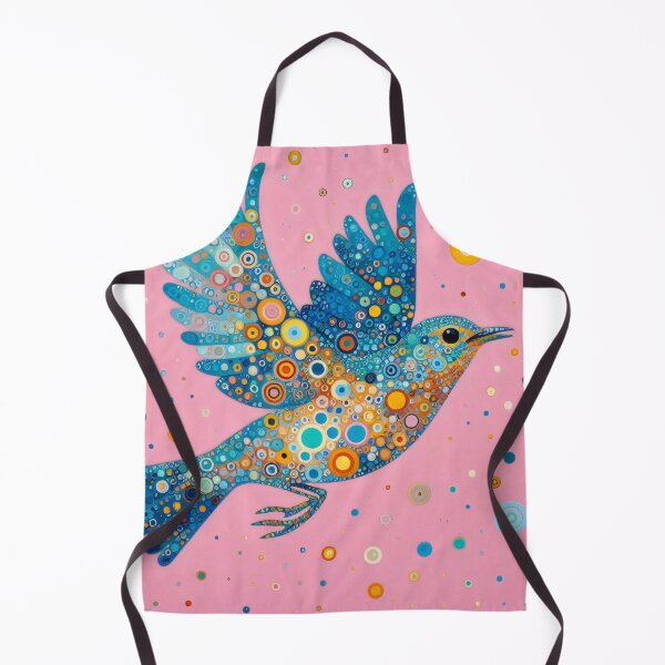 Item preview, Beautiful Blue Song Thrush in Flight by heidiannemorris © designed and sold by FOLK ART FUSION by heidiannemorris.
