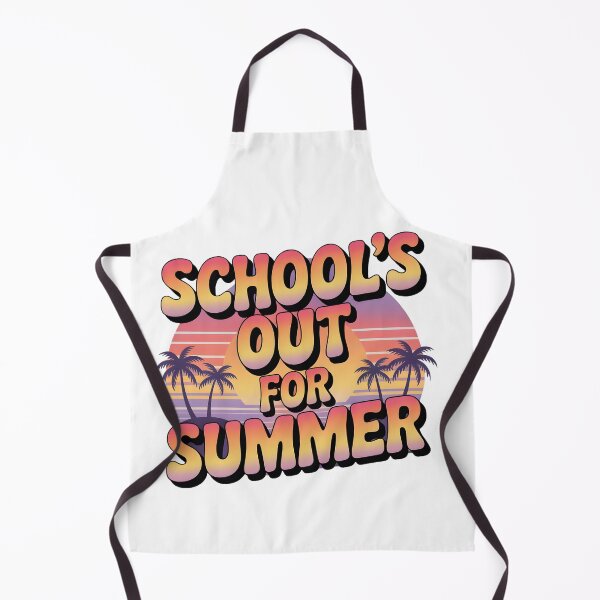 Item preview, School’s Out for Summer | Retro Sunset Palm Vacation Digital Art 2025 designed and sold by AnnDesignStudio.