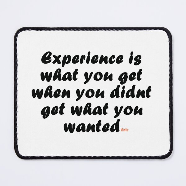 Item preview, Experience is - Inspire Quotes designed and sold by WhimWiz.