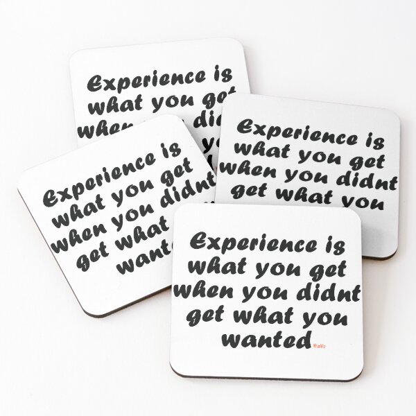 Item preview, Experience is - Inspire Quotes designed and sold by WhimWiz.