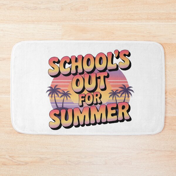 Item preview, School’s Out for Summer | Retro Sunset Palm Vacation Digital Art 2025 designed and sold by AnnDesignStudio.