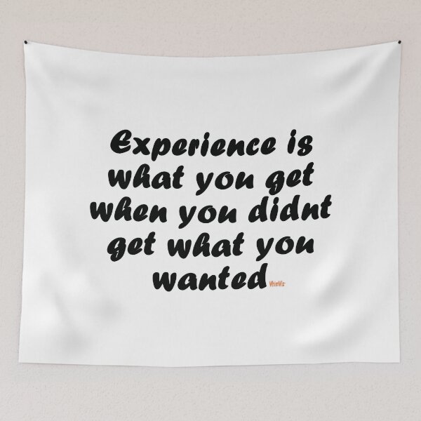 Item preview, Experience is - Inspire Quotes designed and sold by WhimWiz.