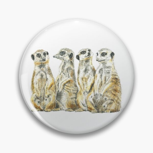 Aperçu de l'œuvre Suricates créée et vendue par AquarelJanine.