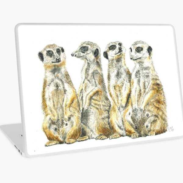 Aperçu de l'œuvre Suricates créée et vendue par AquarelJanine.