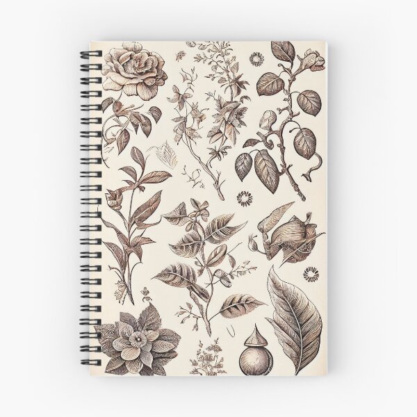 Item preview, Antique Flora: Detailed Botanical Illustrations designed and sold by ShadowAndSlate.