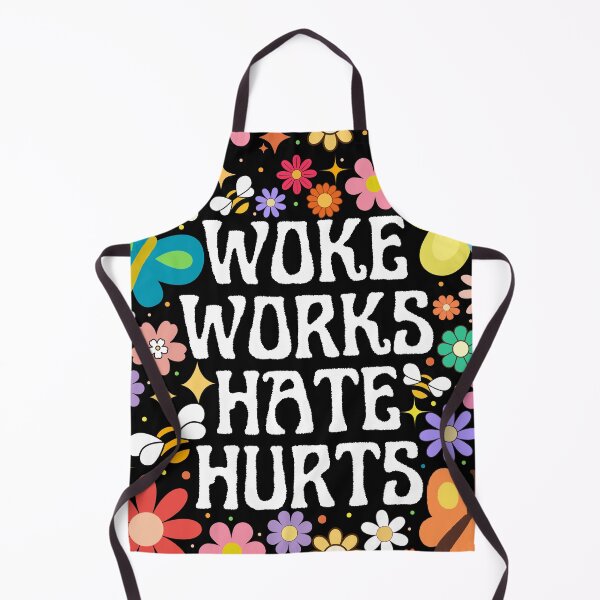 Item preview, Woke Works Hate Hurts Floral Art designed and sold by The Tower Project.