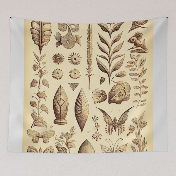 Item preview, Nature's Archive: Vintage Botanical Elements designed and sold by ShadowAndSlate.