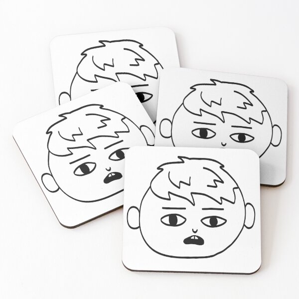 Item preview, Head character boy funny cute surprised designed and sold by Leila & the stars.