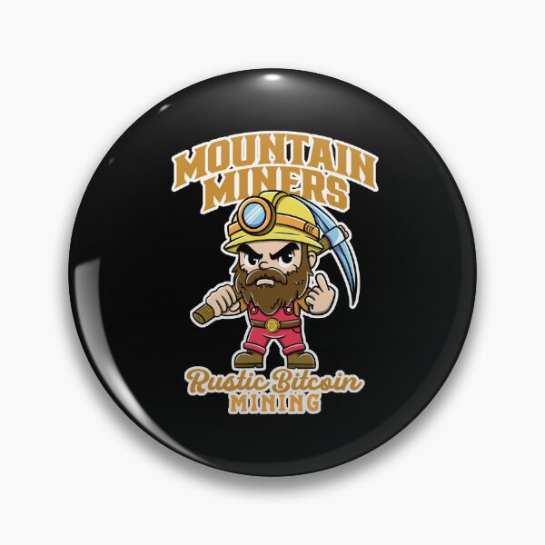 Item preview, Mountain Miner Crypto - Rustic Bitcoin Minin designed and sold by ImaginarStore.