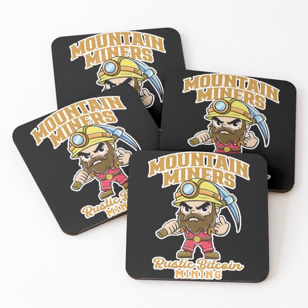 Item preview, Mountain Miner Crypto - Rustic Bitcoin Minin designed and sold by ImaginarStore.