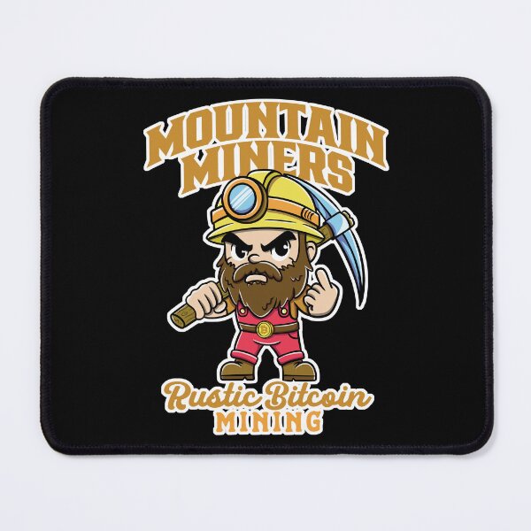 Item preview, Mountain Miner Crypto - Rustic Bitcoin Minin designed and sold by ImaginarStore.