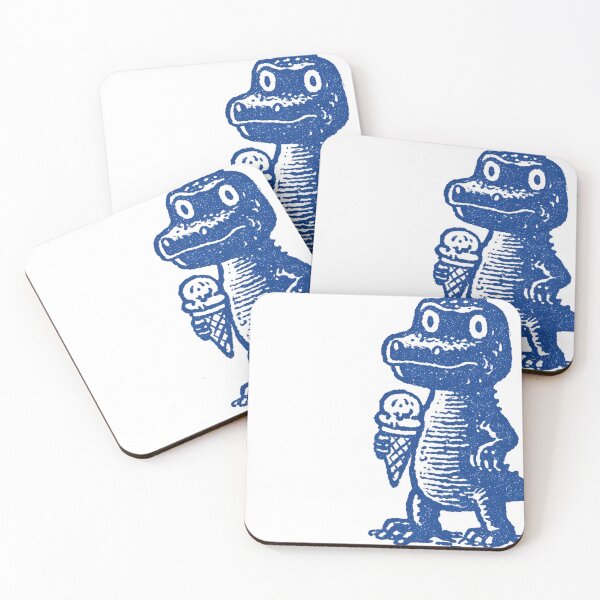 Item preview, Old fashion rubber stamp dinosaur ice cream designed and sold by Brendon987.