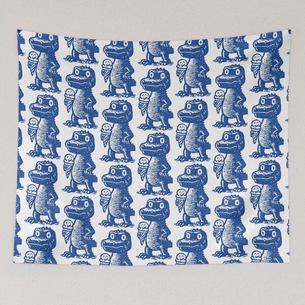 Item preview, Old fashion rubber stamp dinosaur ice cream designed and sold by Brendon987.