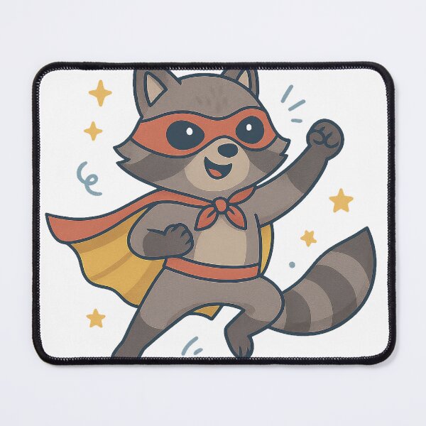 Item preview, Superhero x Raccoon designed and sold by Skill-and-Chill.
