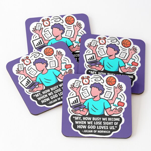 Item preview, Overbooked and Over It – Julian of Norwich designed and sold by NuminousYes.