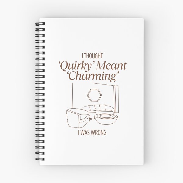 Item preview, I thoufht 'Quirky' meant 'Charming', I was wrong designed and sold by Peerless-Prime.