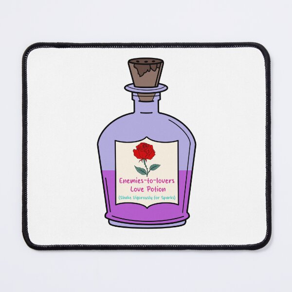Item preview, Enemies to Lovers Love Potion - Shake Vigorously for Sparks | Romance Book Sticker designed and sold by OceaneZwDesigns.