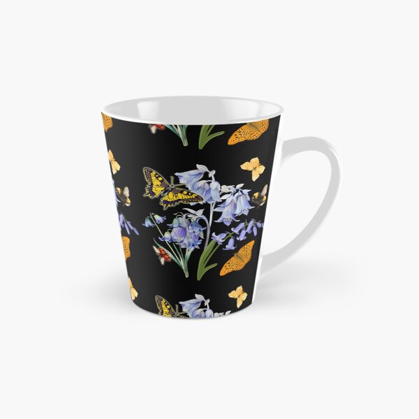 Item preview, Virginia Bluebells Butterflies Pollinator Native Flowers Colorful Design designed and sold by EarthArtDesigns.