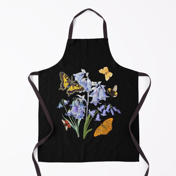 Item preview, Virginia Bluebells Butterflies Pollinator Native Flowers Colorful Design designed and sold by EarthArtDesigns.