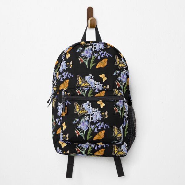 Item preview, Virginia Bluebells Butterflies Pollinator Native Flowers Colorful Design designed and sold by EarthArtDesigns.
