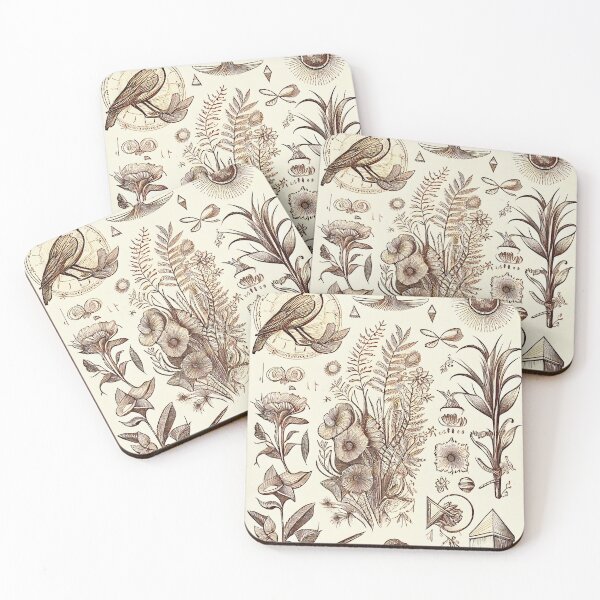Item preview, Explorer's Compendium: Vintage Botanical & Avian Study designed and sold by ShadowAndSlate.