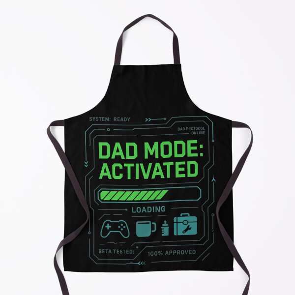 Item preview, Dad Mode: Activated – Futuristic Tech-Inspired Father’s Day Design designed and sold by Rushurban.