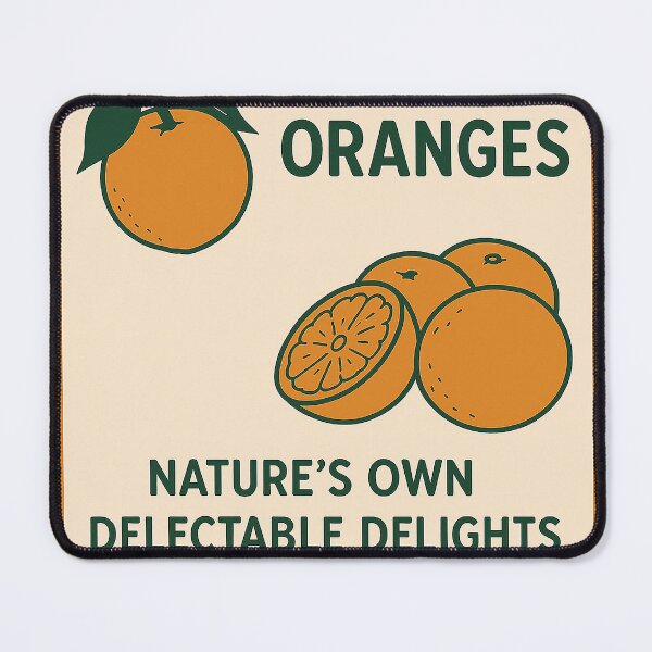 Item preview, Vintage Florida Oranges Retro Citrus Print designed and sold by weirdfishes123.