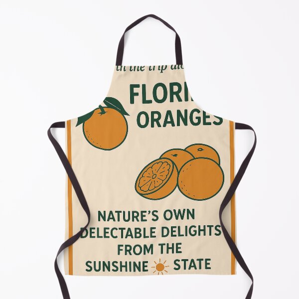 Item preview, Vintage Florida Oranges Retro Citrus Print designed and sold by weirdfishes123.
