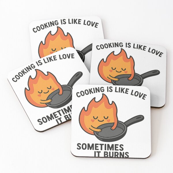Item preview, Cooking is like love, sometimes it burns designed and sold by Josan Designs.