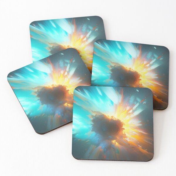 Item preview, Abstract Composition in Blue, Black, and Gold designed and sold by GaggleHaus.