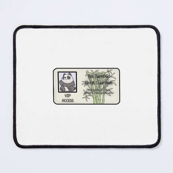 Item preview, Bamboo Book Guardian VIP Card - For Balancing Dark Reads & Fluffy Romances Like a Pro designed and sold by OceaneZwDesigns.
