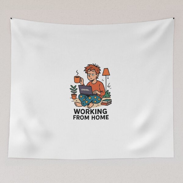Item preview, Working From Home – Sleepy Pajama Mode On designed and sold by THE STYLE LAB.