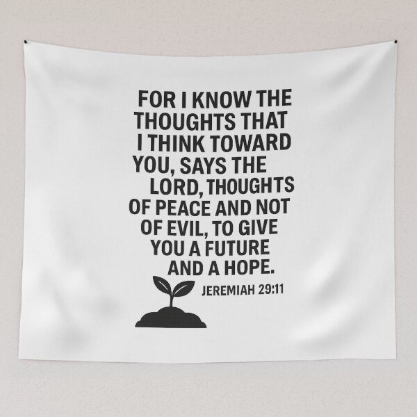 Item preview, JEREMIAH 29:11 designed and sold by TheWonkyEaselCo.