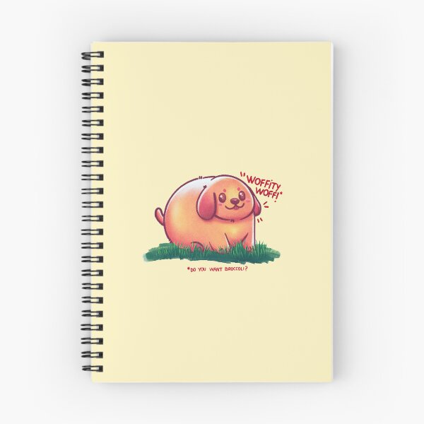 Aperçu de l'œuvre Chubby Roundy Doggo - Amateur de brocolis Kawaii Chibi créée et vendue par Ulfeid3.