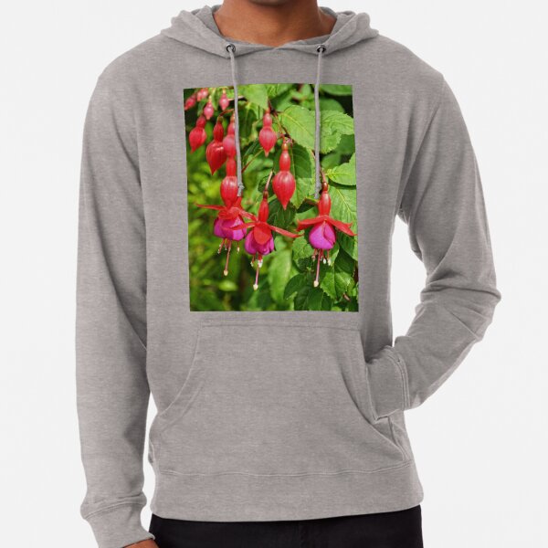 Red and Purple Fuchsia Lightweight Hoodie