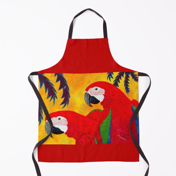 Item preview, Twin Scarlet Macaw Parrots designed and sold by 141Gifts.